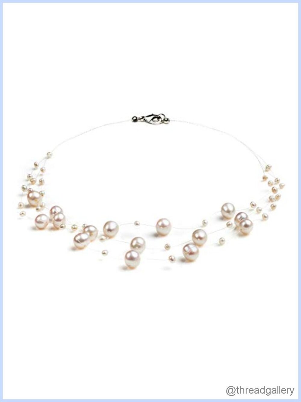 Freshwater Cultured Pearl Necklace for Women 18in Princess Length